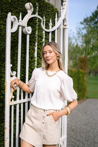 Elisabetta Skort Beige