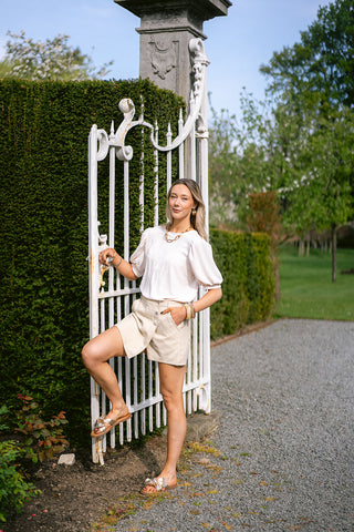 Elisabetta Skort Beige