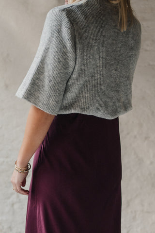 Els Skirt Burgundy