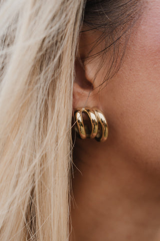 Emrys Earrings Gold