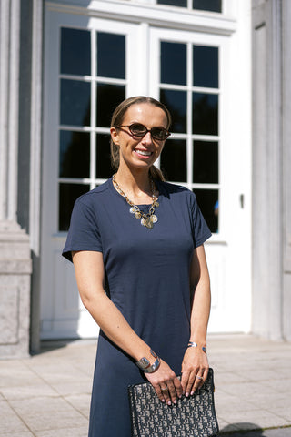 Essential T-shirt Dress Navy