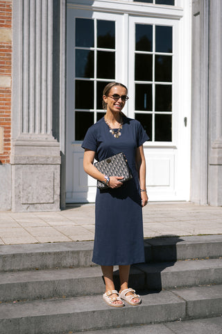 Essential T-shirt Dress Navy