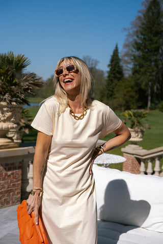 Essential T-shirt Dress Yellow