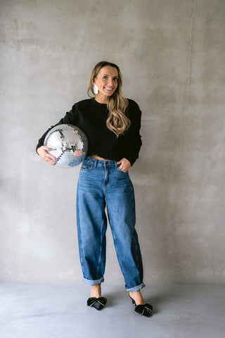 Eustache Epaulette Knit Black