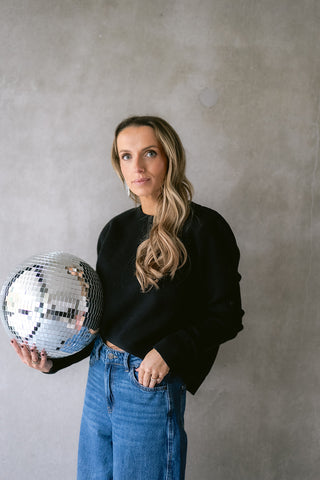 Eustache Epaulette Knit Black