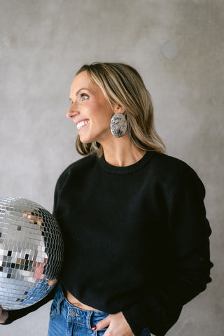 Eustache Epaulette Knit Black