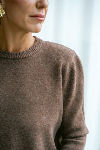 Eustache Epaulette Knit Brown