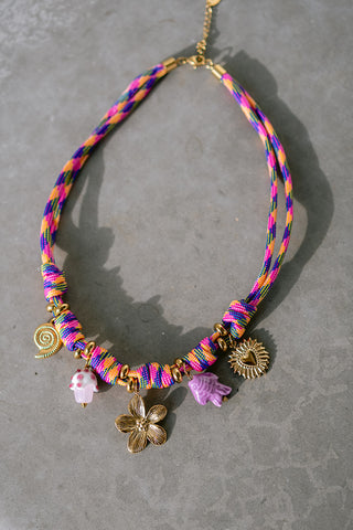 Evie-Kate Necklace Purple