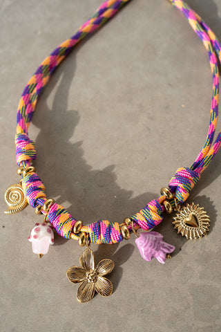 Evie-Kate Necklace Purple