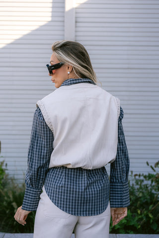 Fauve Gilet Cream