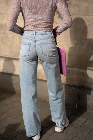 Felina Wide Leg Jeans Blue