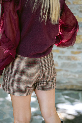 Feyre Skort Bordeaux