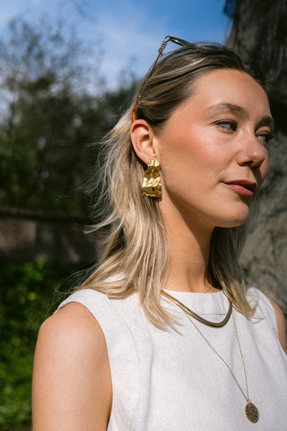 Fleur Earrings Gold