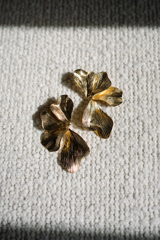 Flora Earrings Gold