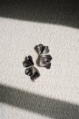 Flora Earrings Silver