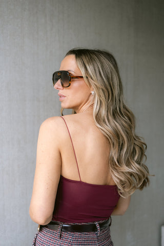 Fulcran Tube Top Burgundy