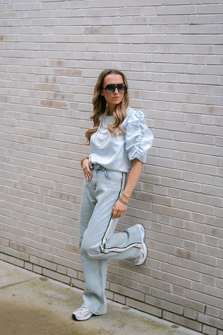 Gaias Denim Trousers Light Blue