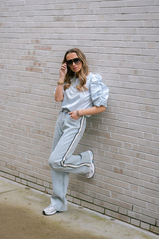 Gaias Denim Trousers Light Blue