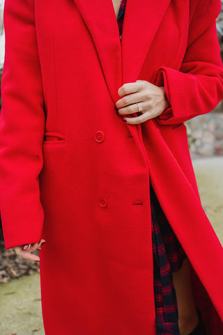 Gauthier Coat Red