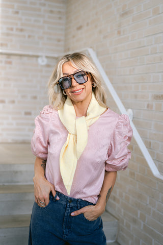 Gian Scarf Butter Yellow