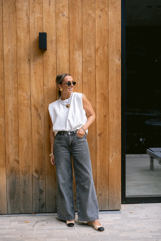 Giovani Palazzo Trousers Grey