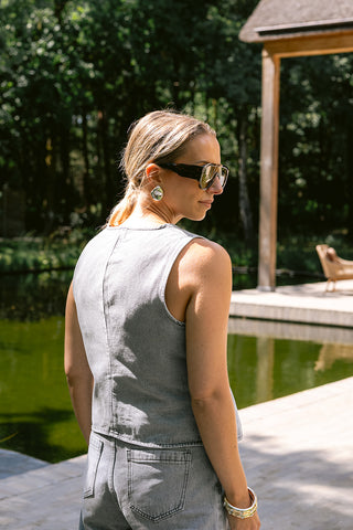 Giovani Gilet Grey