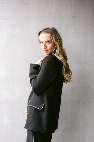 Giraud Diamond Suit Black