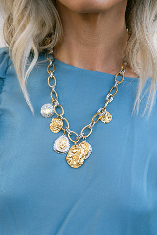 Gisele Necklace Gold/Silver