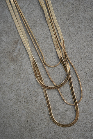 Giuli Necklace Layered Gold