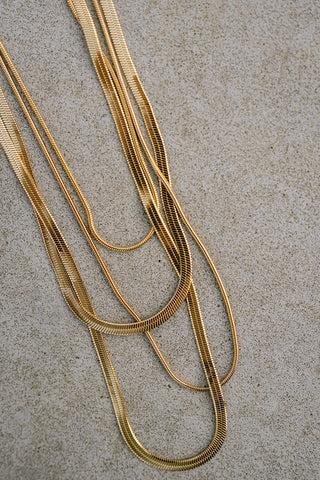 Giuli Necklace Layered Gold