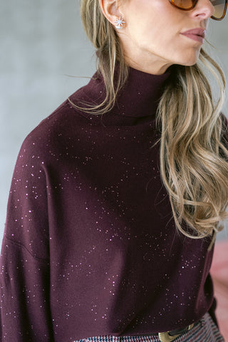 Gontier Turtleneck Burgundy