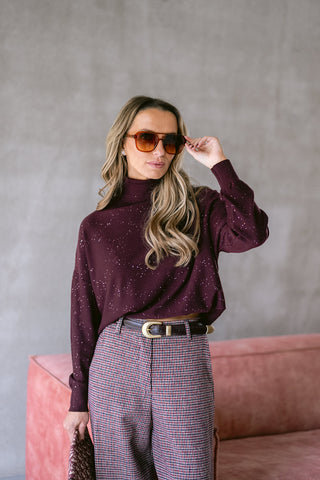 Gontier Turtleneck Burgundy