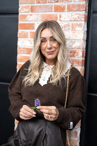 Hailey Knit Brown
