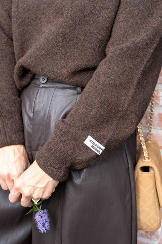 Hailey Knit Brown
