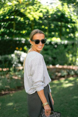 Helena Top Grey