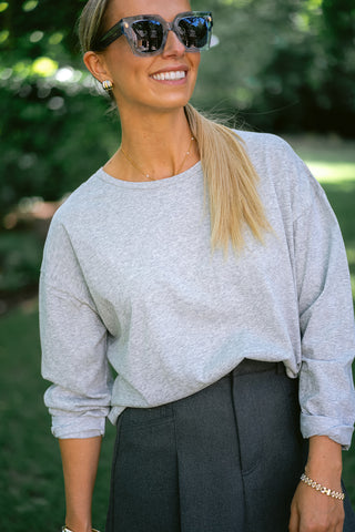 Helena Top Grey