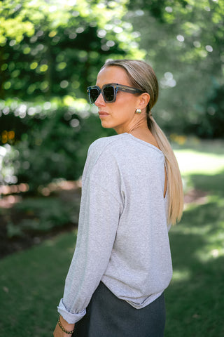 Helena Top Grey