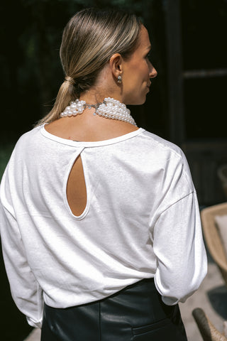 Helena Top White