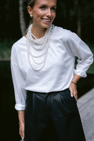 Helena Top White