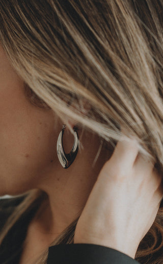 Holly Earrings Silver