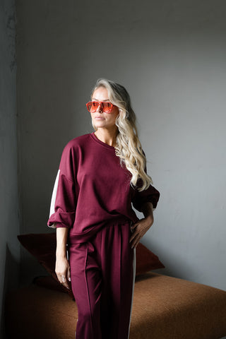 Homie Loungewear Burgundy