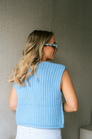 Isla Gilet Blue