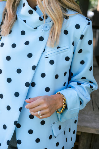 Jace Blazer Light Blue