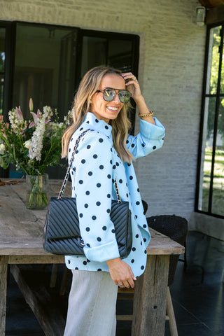 Jace Blazer Light Blue
