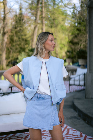Jadene Skort Light Blue
