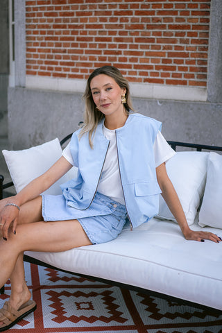 Jadene Skort Light Blue