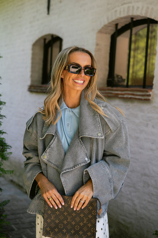 Jamsie Demin Jacket Grey