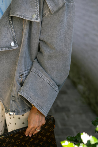 Jamsie Demin Jacket Grey