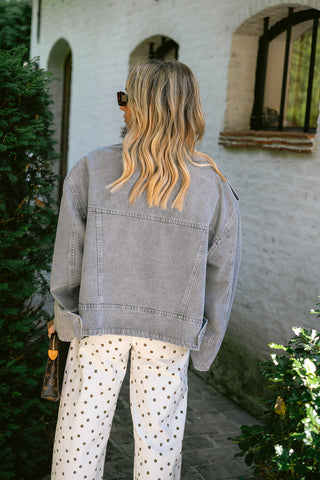 Jamsie Demin Jacket Grey