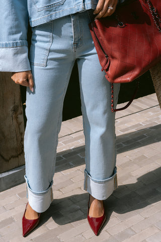 Jan Denim Trousers Blue